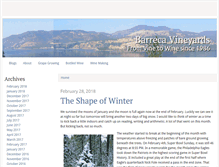 Tablet Screenshot of barrecavineyards.com